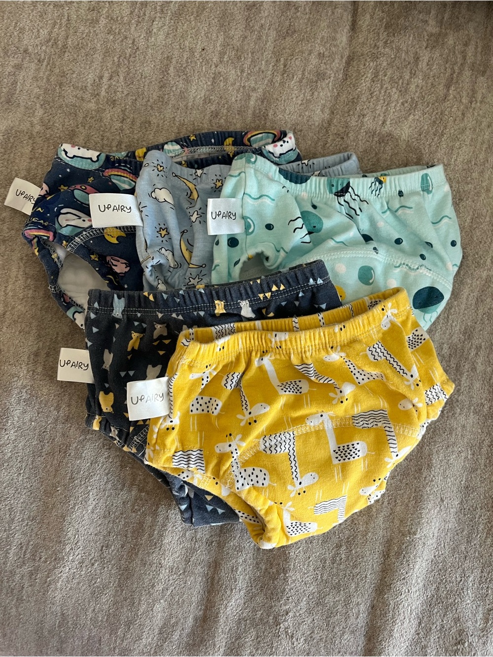 UpAiry reusable training underwear bundles (medium and large)